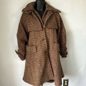 Max Azria‎ Brown Herringbone Jacket